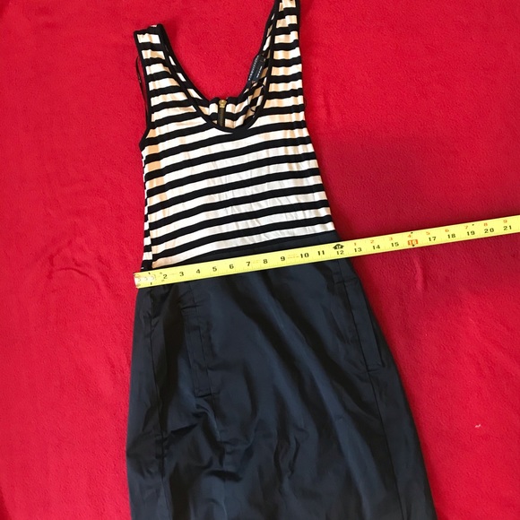 BCBGMaxazria Sleeveless Striped Dress - Picture 9 of 11